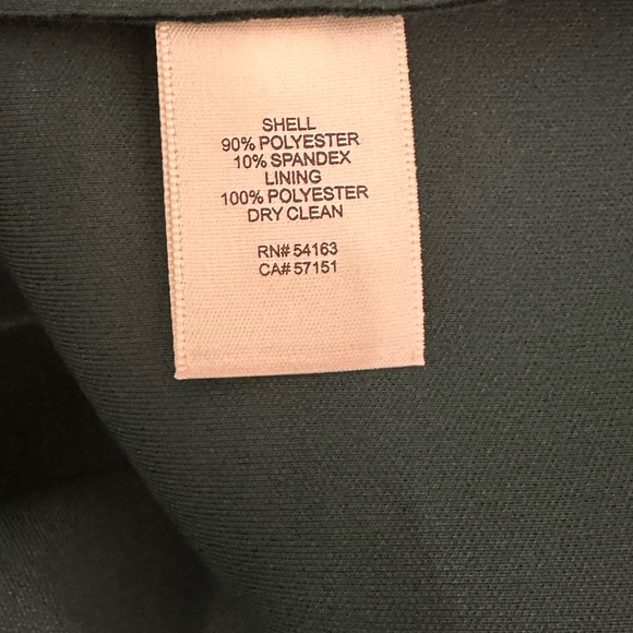 NWT ELIZA J Asymmetric Draped Ruffle Scuba Sheath Dress in Hunter Green Size 24w - Picture 9 of 13